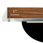 Isola da Cucina Rustica con Presa di Corrente, Isola da Cucina con Mobile Contenitore e 2 Ante Scorrevoli a Stile Barn, Top Ribaltabile e Portaspezie