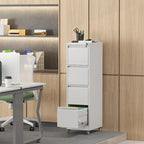 Classificatore versatile in metallo con serratura e ruote per casa e ufficio