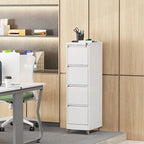 Classificatore versatile in metallo con serratura e ruote per casa e ufficio