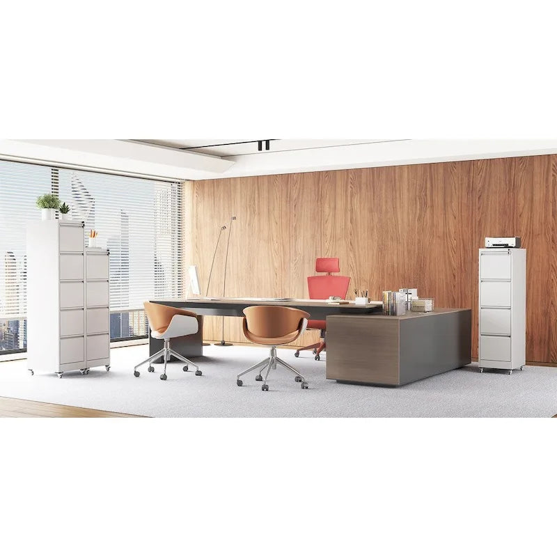 Classificatore versatile in metallo con serratura e ruote per casa e ufficio