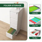 Classificatore versatile in metallo con serratura e ruote per casa e ufficio
