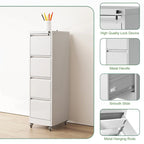 Classificatore versatile in metallo con serratura e ruote per casa e ufficio