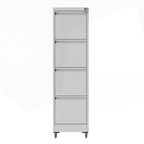 Classificatore versatile in metallo con serratura e ruote per casa e ufficio
