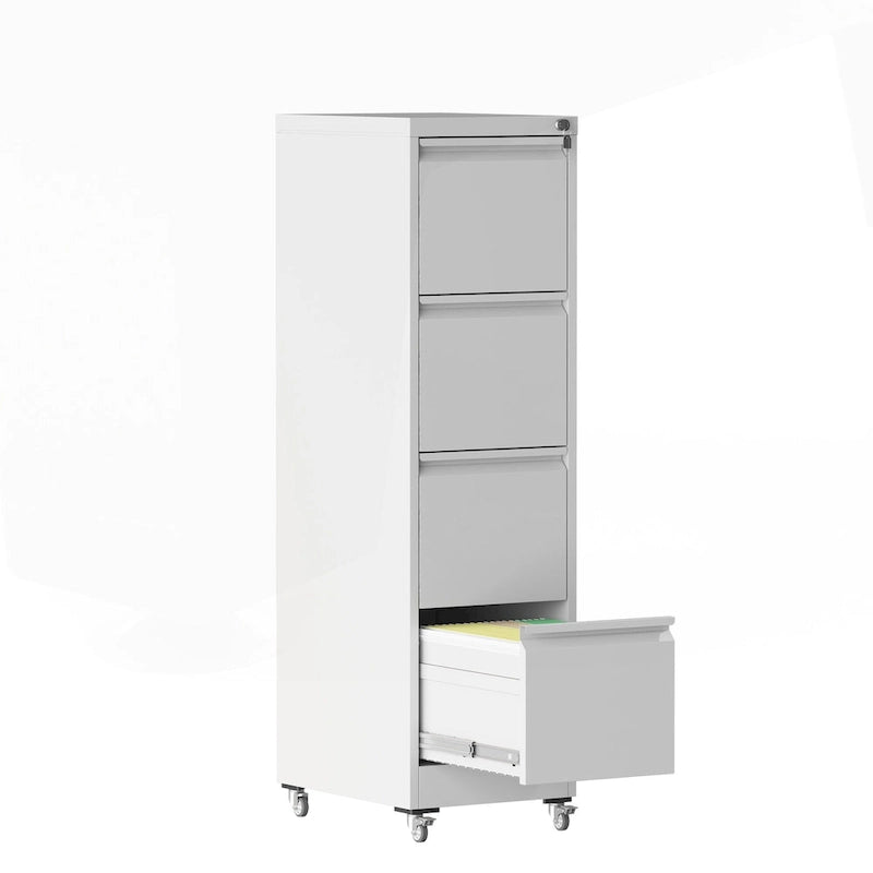 Classificatore versatile in metallo con serratura e ruote per casa e ufficio