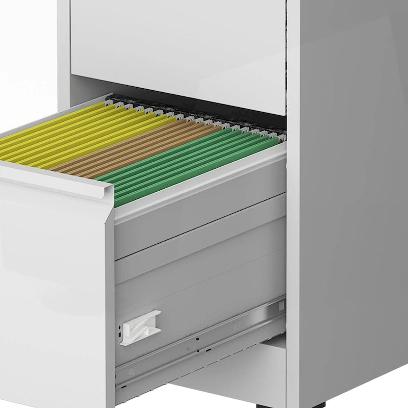 Classificatore versatile in metallo con serratura e ruote per casa e ufficio