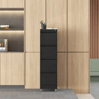 Classificatore versatile in metallo con serratura e ruote per casa e ufficio