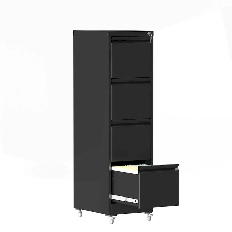 Classificatore versatile in metallo con serratura e ruote per casa e ufficio