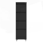 Classificatore versatile in metallo con serratura e ruote per casa e ufficio