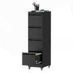 Classificatore versatile in metallo con serratura e ruote per casa e ufficio