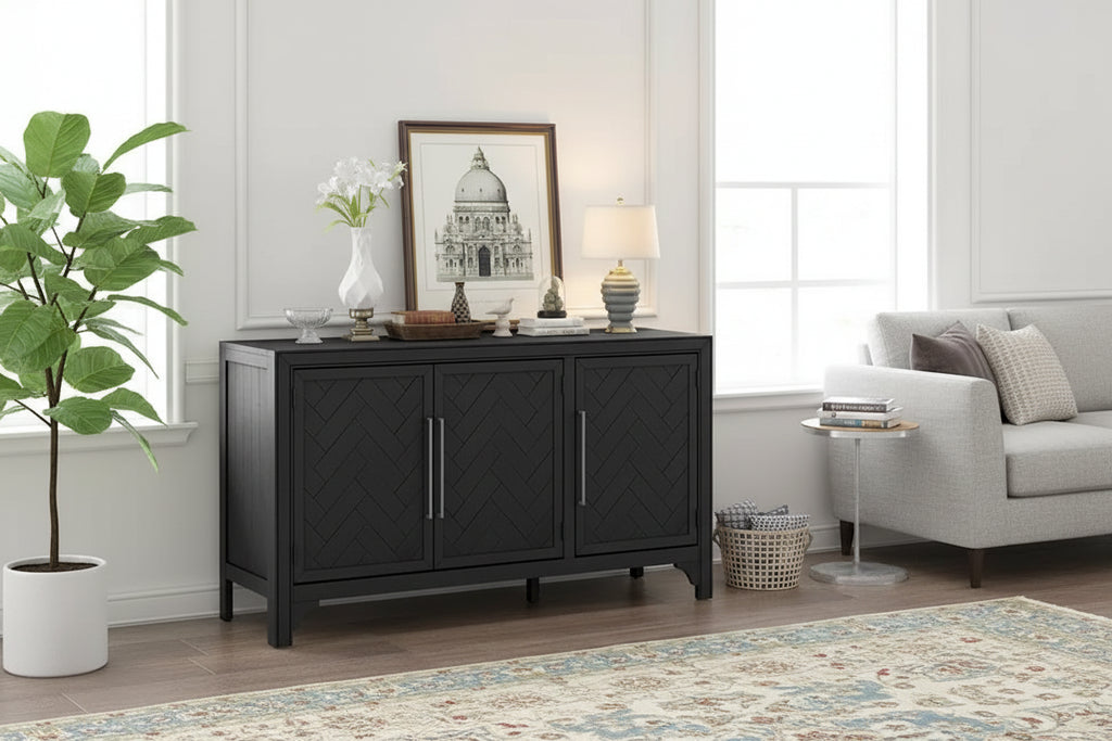 Storage Cabinet Sideboard with Adjustable Shelves