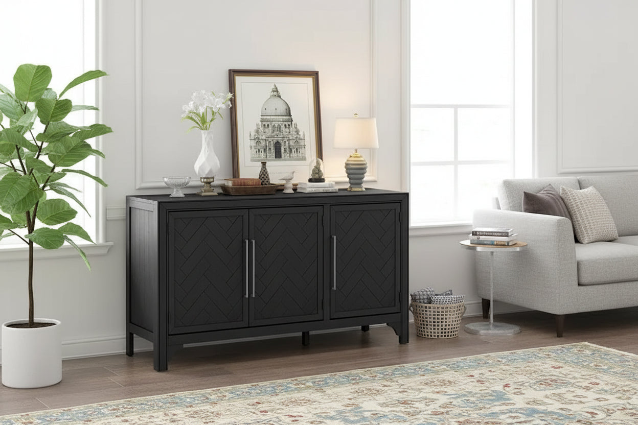 Storage Cabinet Sideboard with Adjustable Shelves
