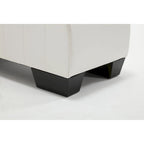 Moderna Chaise Longue da Yoga Curva in Similpelle - 13.78 x 62.20 x 25.79