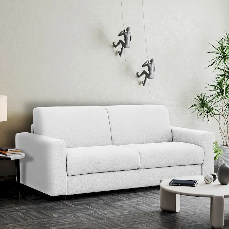 Divano letto full size da 78 pollici con materasso in memory foam