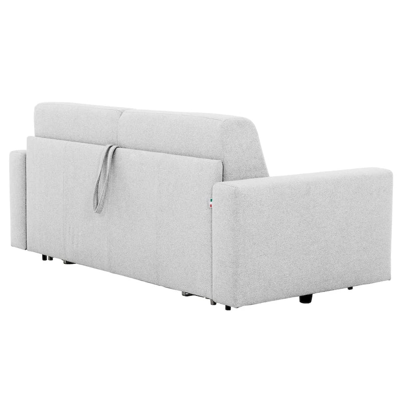 Divano letto full size da 78 pollici con materasso in memory foam