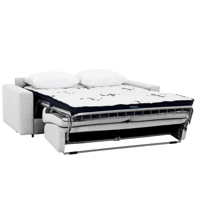 Divano letto full size da 78 pollici con materasso in memory foam