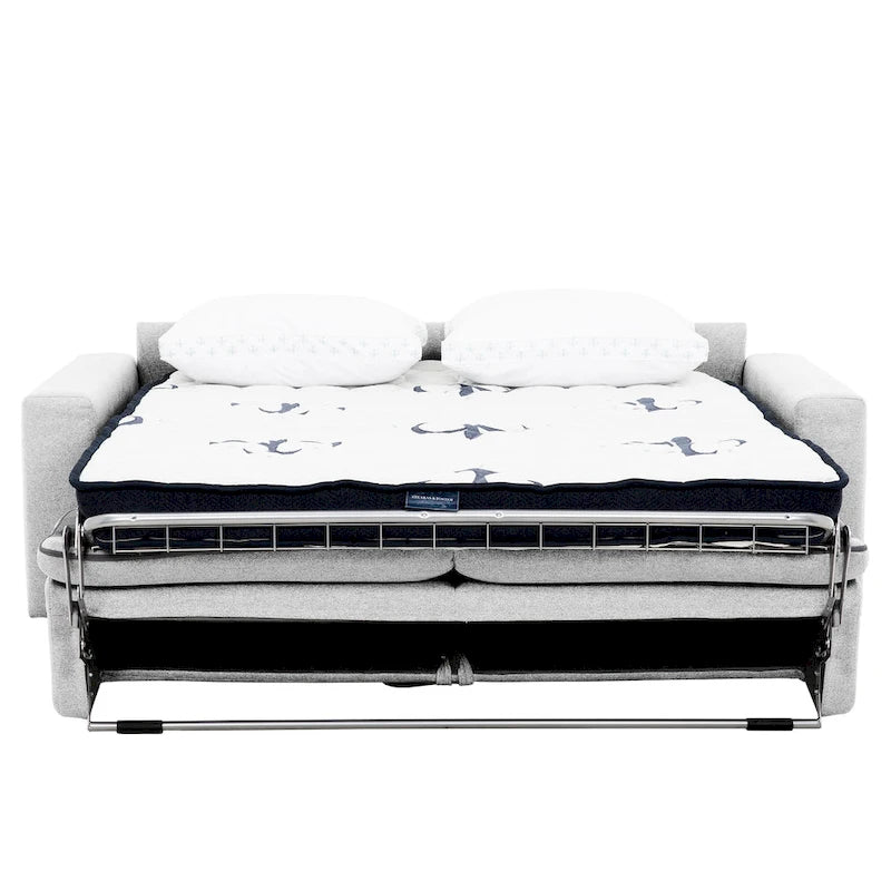 Divano letto full size da 78 pollici con materasso in memory foam