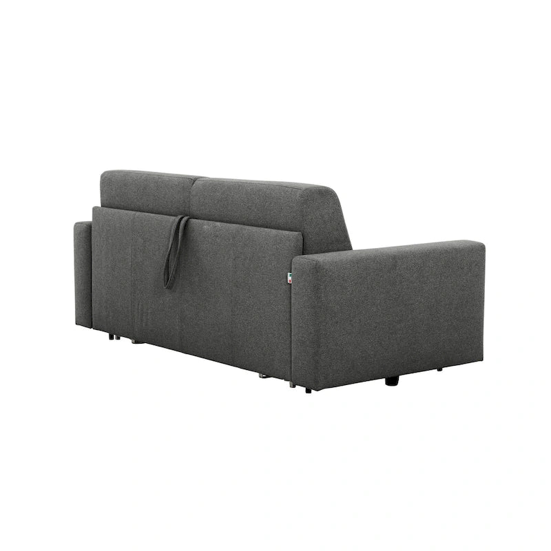 Divano letto full size da 78 pollici con materasso in memory foam