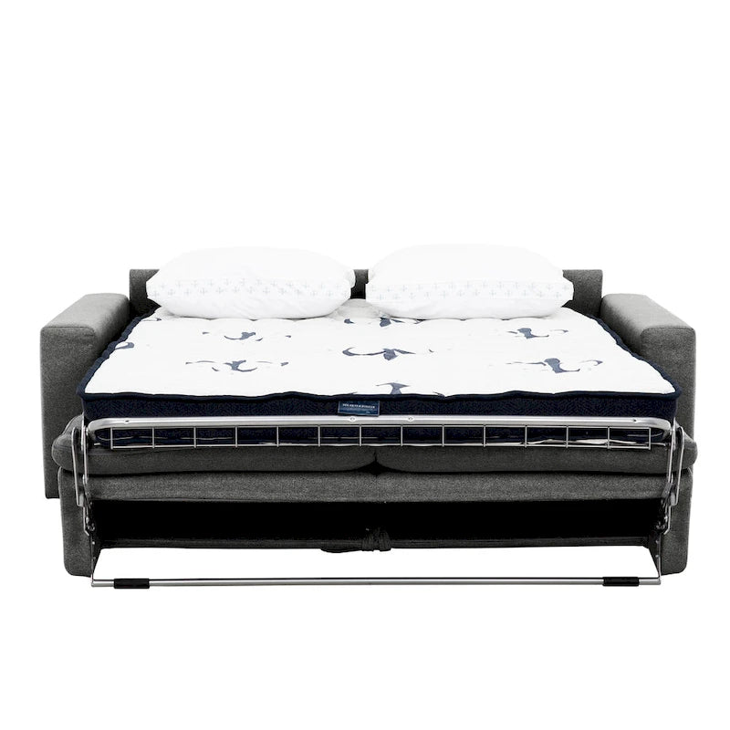 Divano letto full size da 78 pollici con materasso in memory foam
