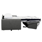 Divano letto full size da 78 pollici con materasso in memory foam