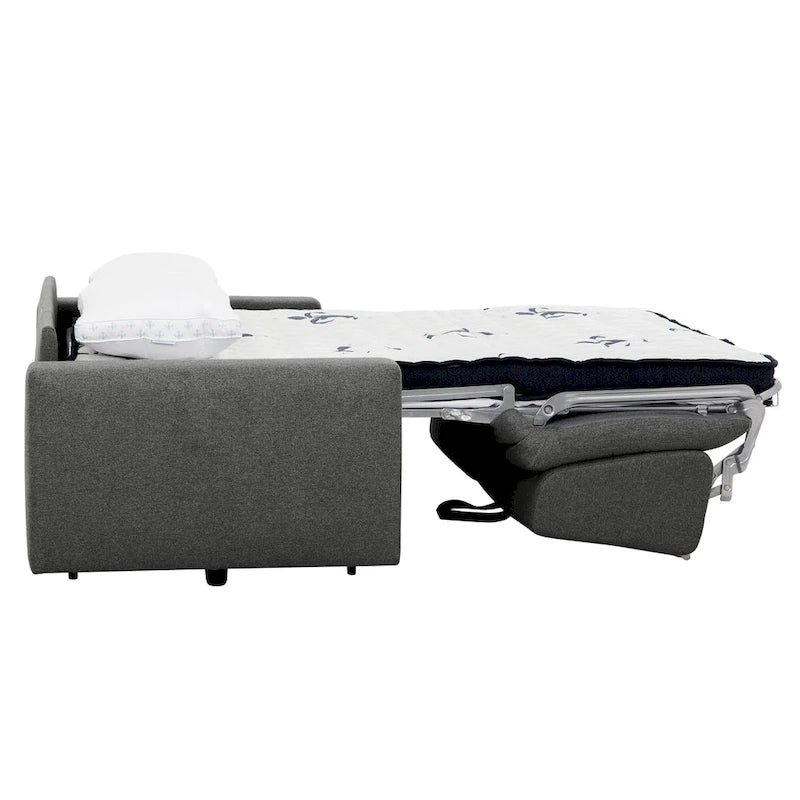 Divano letto full size da 78 pollici con materasso in memory foam
