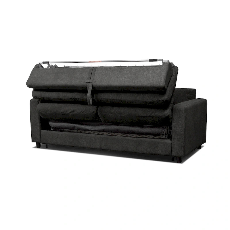 Divano letto full size da 78 pollici con materasso in memory foam