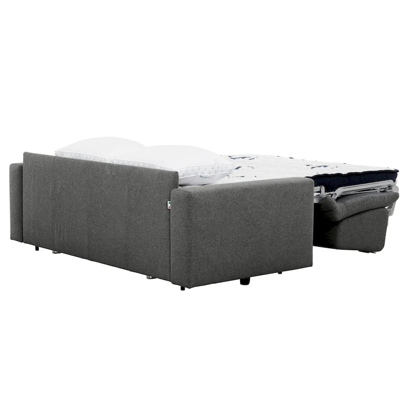 Divano letto full size da 78 pollici con materasso in memory foam
