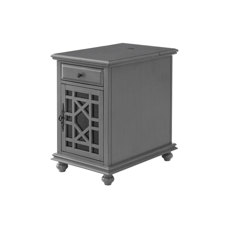 Elegante tavolino da divano con prese di corrente e porte USB