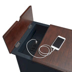 Elegante tavolino da divano con prese di corrente e porte USB