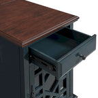 Elegante tavolino da divano con prese di corrente e porte USB