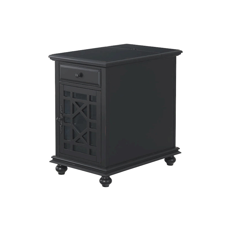 Elegante tavolino da divano con prese di corrente e porte USB