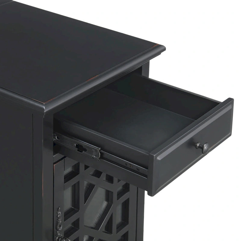 Elegante tavolino da divano con prese di corrente e porte USB