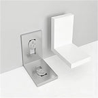 Comò a 6 cassetti per camera da letto, Comodino cassettiera, Cassettiera moderna in legno con maniglie dorate