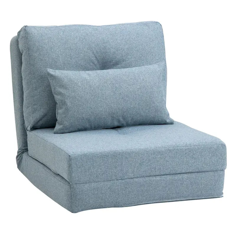 Sedia imbottita pieghevole convertibile, divano letto pigro da pavimento