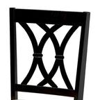 Set da pranzo 7 pezzi in legno imbottito moderno e contemporaneo