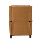 Poltrona reclinabile manuale in vera pelle Alicia 32.68 Wide