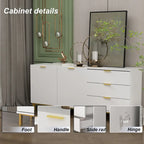 Mobile Contenitore Grande a 2 Ante con 3 Cassetti Mobile TV Credenza Madia