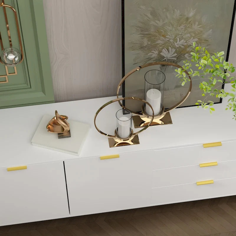 Mobile Contenitore Grande a 2 Ante con 3 Cassetti Mobile TV Credenza Madia