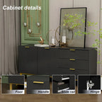 Mobile Contenitore Grande a 2 Ante con 3 Cassetti Mobile TV Credenza Madia
