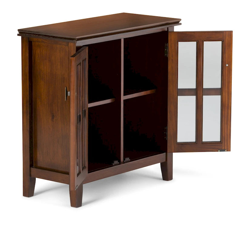 Madia bassa Stratford in legno massello, 30 pollici di larghezza - 30w x 14p x 31h