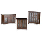 Madia bassa Stratford in legno massello, 30 pollici di larghezza - 30w x 14p x 31h