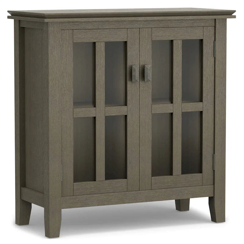 Madia bassa Stratford in legno massello, 30 pollici di larghezza - 30w x 14p x 31h