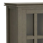 Madia bassa Stratford in legno massello, 30 pollici di larghezza - 30w x 14p x 31h