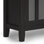 Madia bassa Stratford in legno massello, 30 pollici di larghezza - 30w x 14p x 31h