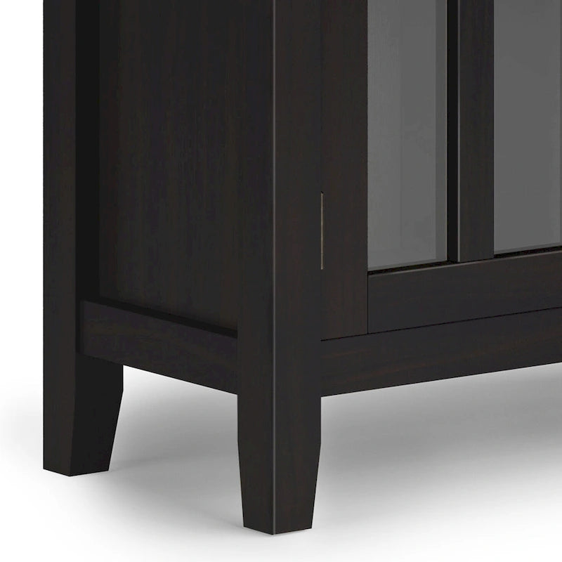 Madia bassa Stratford in legno massello, 30 pollici di larghezza - 30w x 14p x 31h