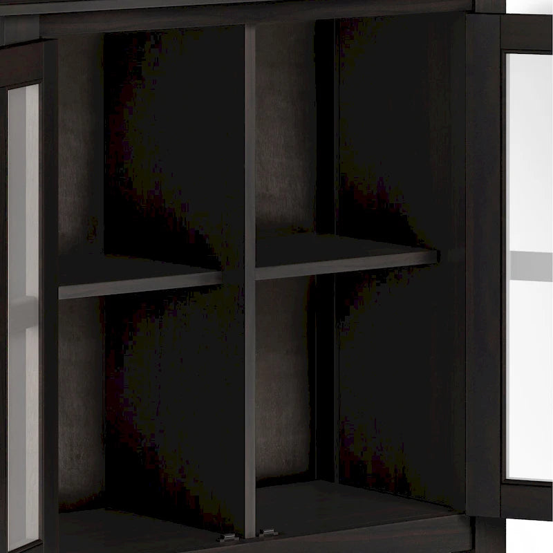 Madia bassa Stratford in legno massello, 30 pollici di larghezza - 30w x 14p x 31h
