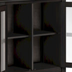 Madia bassa Stratford in legno massello, 30 pollici di larghezza - 30w x 14p x 31h
