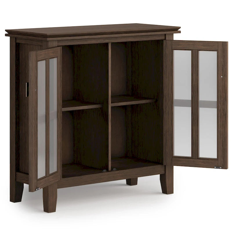 Madia bassa Stratford in legno massello, 30 pollici di larghezza - 30w x 14p x 31h
