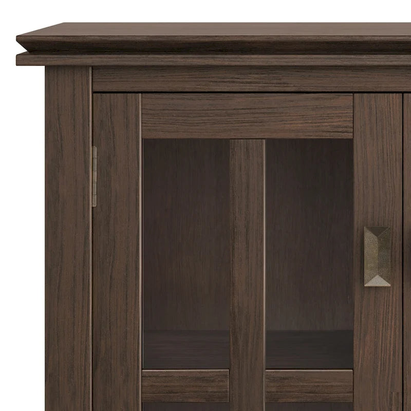Madia bassa Stratford in legno massello, 30 pollici di larghezza - 30w x 14p x 31h