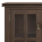 Madia bassa Stratford in legno massello, 30 pollici di larghezza - 30w x 14p x 31h