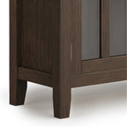 Madia bassa Stratford in legno massello, 30 pollici di larghezza - 30w x 14p x 31h